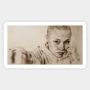 Thug Rose Namajunas Sticker